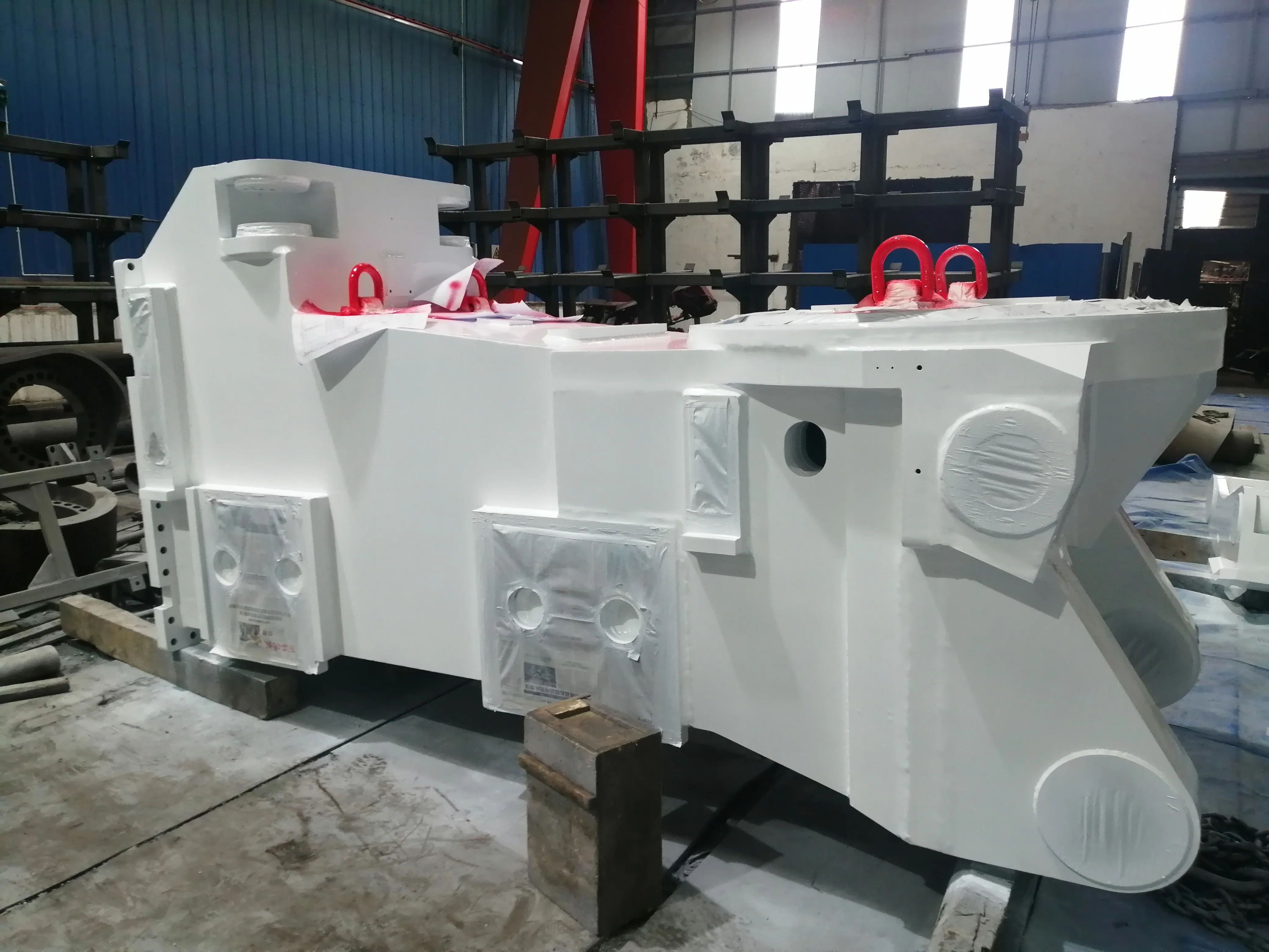 Complex large structural parts tunnel boring machine frame